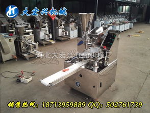 仿手工全自動包子機 創(chuàng)業(yè)設備包子機全自動蒸包子機不銹鋼包子機灌湯包包子機 河北大宏興食品機械廠