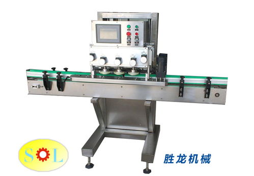 桶裝濕巾加液體封口貼標旋蓋生產線 桶裝濕巾包裝流水線 勝龍機械包裝設備